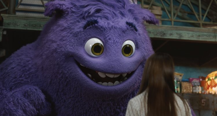 Cailey Fleming and BLUE star in Paramount Pictures' "IF."